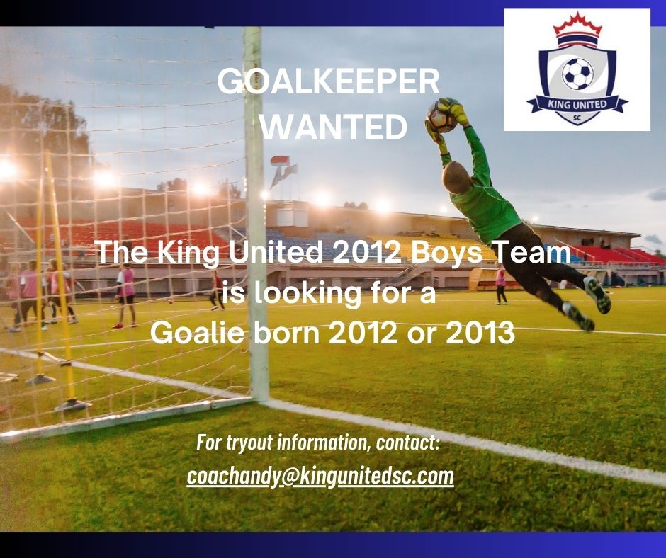 2012 Boys Looking for GOALKEEPER